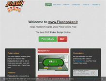 Tablet Screenshot of flashpoker.it